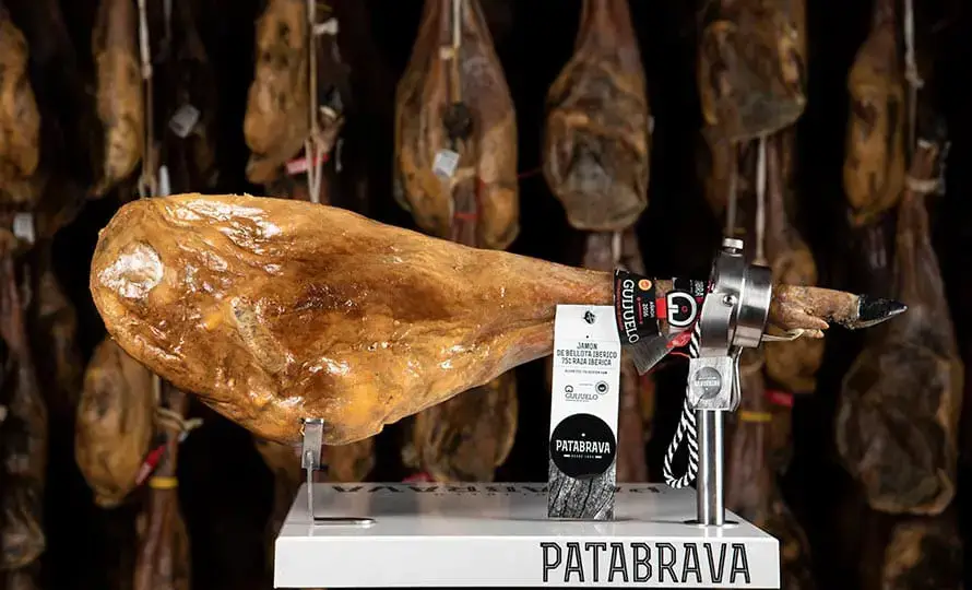 Jamón de bellota ibérico 75% raza ibérica DOP Guijuelo