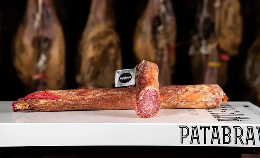 Caña de lomo de bellota ibérica de Patabrava