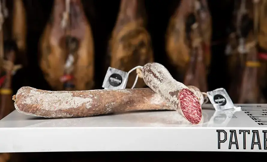Salchichón de bellota ibérico de Patabrava