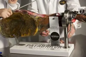 paleta cortada a cuchillo